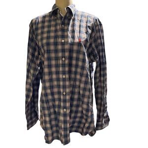 Polo Ralph Lauren Stretch Plaid Button Down Shirt, 100% Cotton, Men's Large